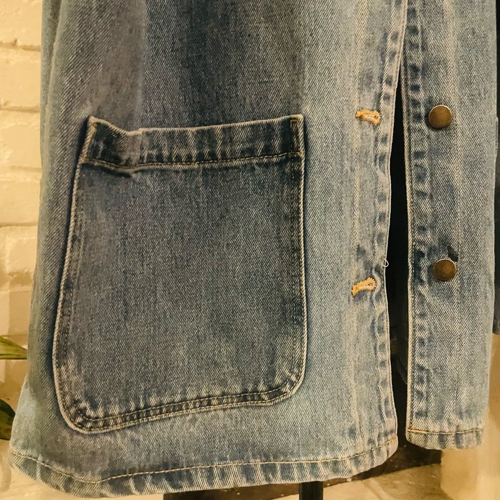 Zara Indigo Denim Jacket - Picture 7 of 8